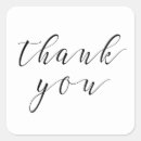 Search for thank you square stickers Elegant