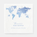Search for world map napkins Aeroplane