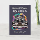 Search for car birthday cards Vintage