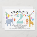 Search for safari party invitations Elephant