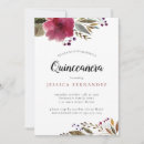 Search for stylish quinceanera invitations Floral