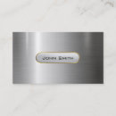 Search for stainless business cards Black