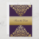 Search for royal purple save the dates Engagement