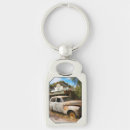 Search for car rectangular key rings Vintage