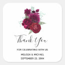 Search for dark pink wedding stickers Roses