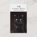 Search for black cat business cards Animals