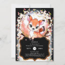 Search for fawn birthday invitations Deer