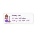 Search for little girl return address labels Purple
