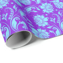 Search for blue and purple wrapping paper Floral