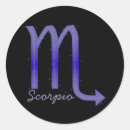 Search for scorpio birthday stickers Blue