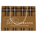 Search for plaid gift bags Rustic