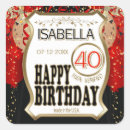 Search for classy birthday party stickers Typography