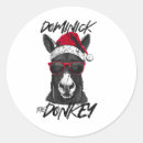 Search for funny donkey stickers Merry christmas