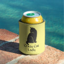 Search for cat can coolers Crazy cat lady