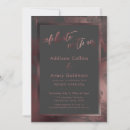 Search for rose gold and grey wedding invitations Marble