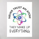 Search for never trust atoms posters Humour