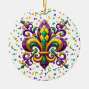 Search for mardi gras mask christmas tree decorations Green