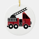 Search for firetruck christmas tree decorations Children