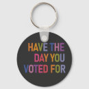 Search for vote day key rings Democracy