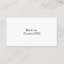 Search for blank business cards Plain