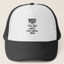 Search for graphic design hats Text