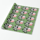 Search for farm birthday wrapping paper Cows