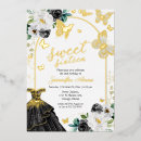 Search for 5x7 gold black butterfly invitations Dress