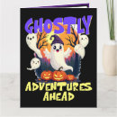 Search for cute cartoon ghost halloween cards October