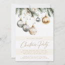 Search for silver and gold christmas invitations Unique