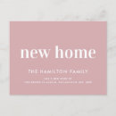 Search for pink moving announcement cards Modern