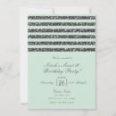 Search for mint green and silver invitations Girly