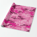Search for pink camo wrapping paper Girly