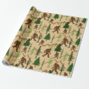 Search for bigfoot wrapping paper Forest