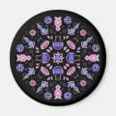 Search for pentagram magnets Witch