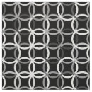 Search for black white modern circle fabric Grey