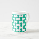 Search for emerald green and white mugs Trendy