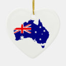 Search for australia map christmas tree decorations Flag