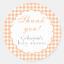 Search for orange gingham stickers For her