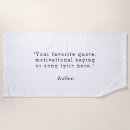 Search for quote beach towels Motivational