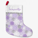 Search for silver glitter christmas stockings Purple