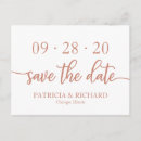 Search for rose gold save the dates Typography