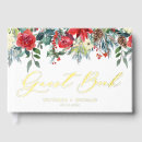 Search for winter wedding guest books Watercolor
