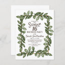 Search for white sweet 16 invitations Modern