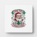 Search for santa claus plaques Christmass