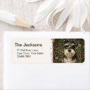 Search for miniature schnauzer return address labels Cute