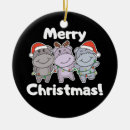 Search for hippo christmas tree decorations Santa