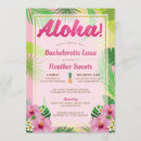 Search for hawaiian hens party invitations Pink