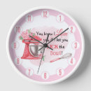 Search for pink kitchen clocks Cute