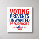 Search for vote canvas prints Voting
