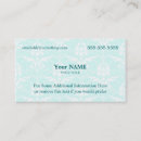 Search for blue damask business cards Modern